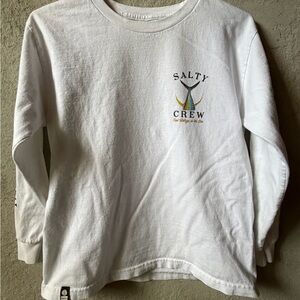 Salty Crew Kids White Long Sleeve Tee